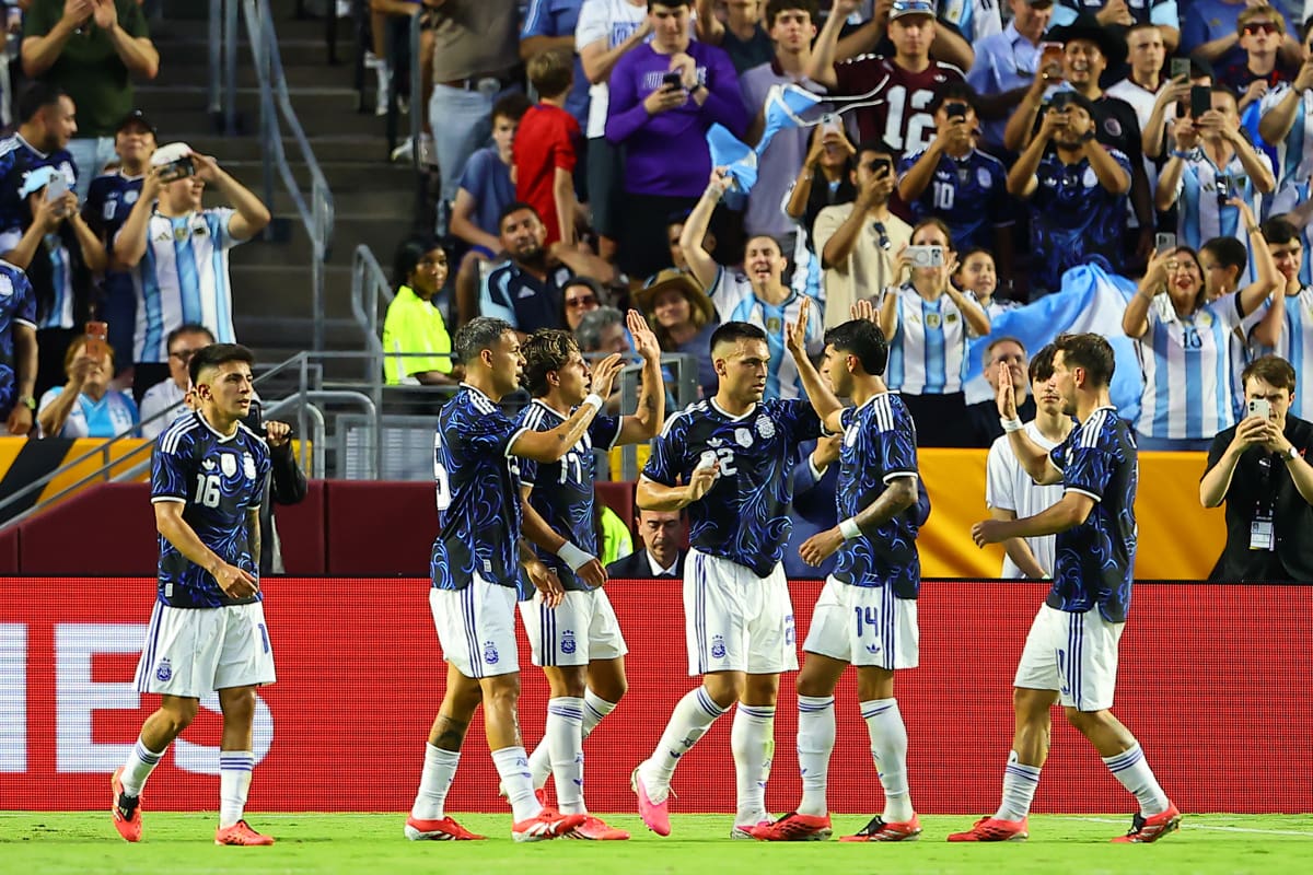 La Albiceleste ganó 2-0.