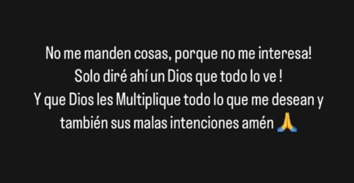 Anaís Vilches evitó referirse al tema. Créditos: Instagram