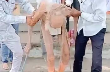 VIDEO | Se viraliza video de hombre encontrado en India: asegura tener 188 años