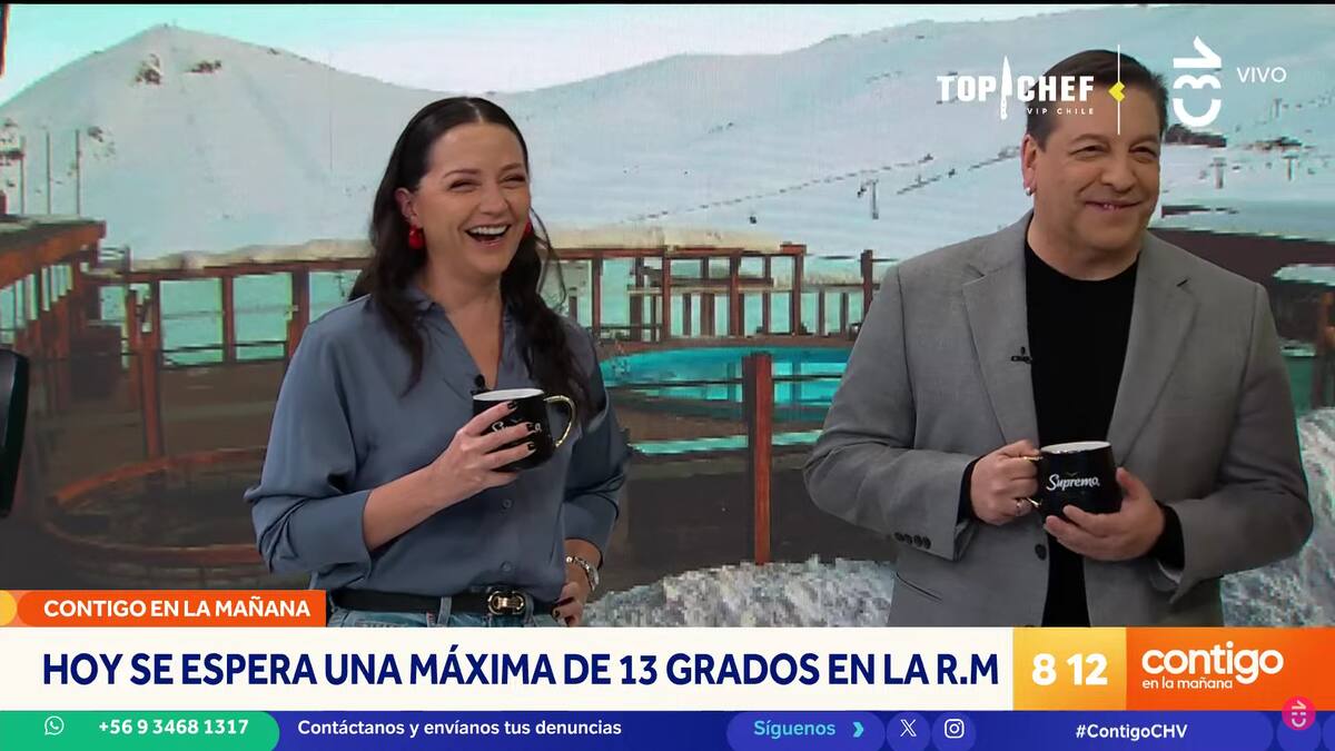 La periodista bromeó con Julio César Rodríguez sobre su cargo ejecutivo en Chilevisión.