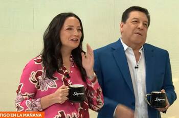 “Libertad de cul...”: Andrea Arístegui sufrió con un jocoso chascarro en Contigo en la Mañana