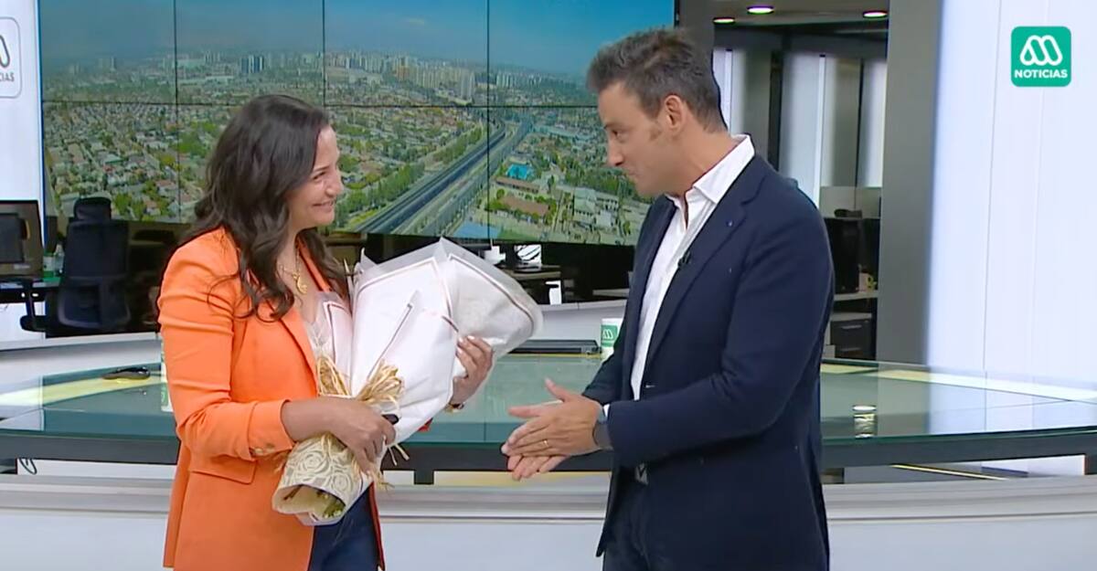 Se despidieron en "Meganoticias Actualiza". Créditos: Mega.