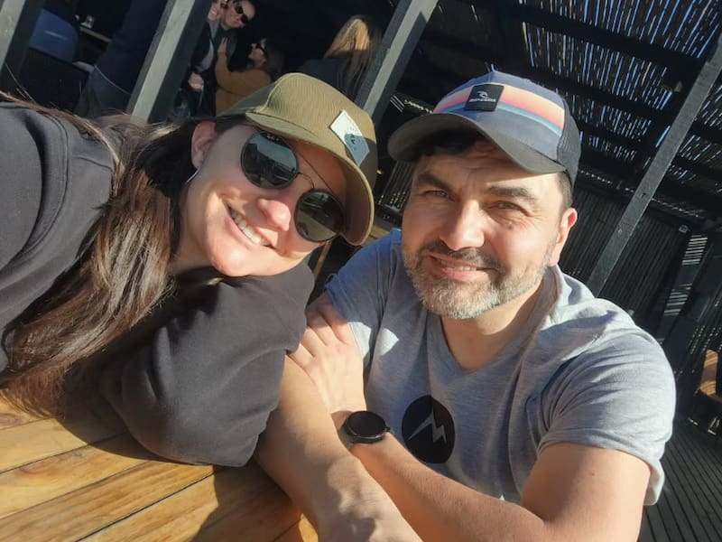 Ambos llevan más de 20 años de matrimonio. Créditos: @aaristeguia.