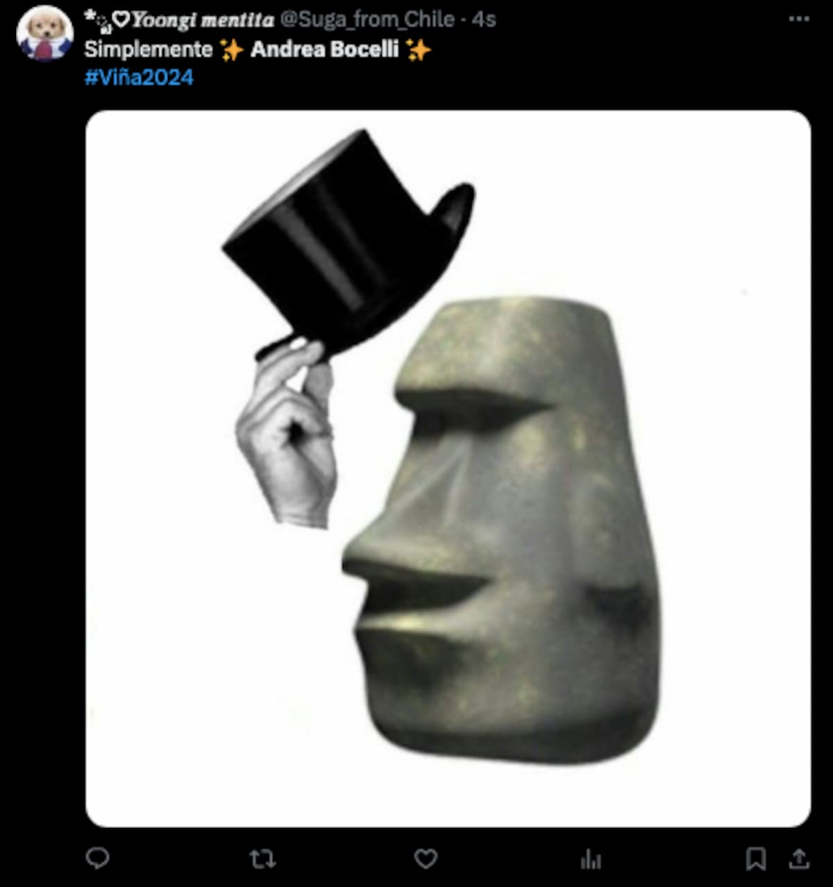 Memes tras la presentación de Andrea Bocelli.