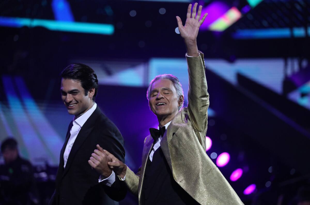 Las simples peticiones de Andrea Bocelli para su camarín en el Festival de Viña 2024