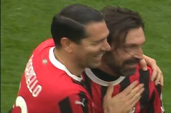 VIDEO | ¡Maestro entre maestros! Con 45 años Andrea Pirlo no pierde la magia y marca un golazo