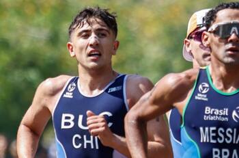 Brilla en Japón: Andree Buc fue Top 20 en el World Series Triathlon de Yokohama