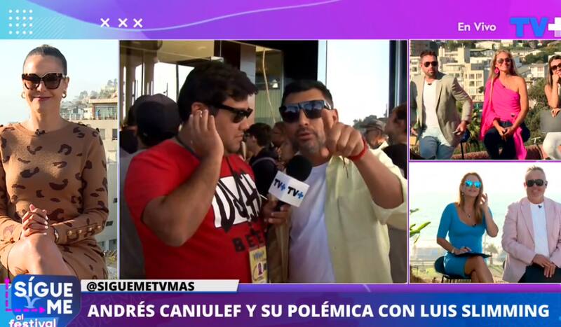 Andrés Caniulef habla del percance con la esposa de Luis Slimming.