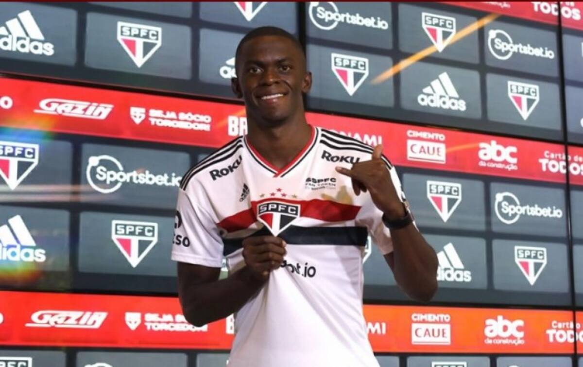 Andrés Colorado jugó en Sao Paulo en 2022 y será el primer fichaje de Junior de Barranquilla