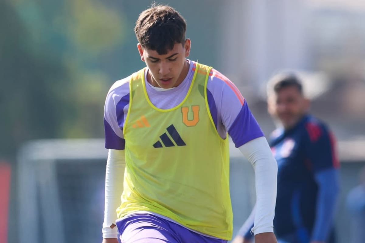 El formado en la U ya entrena en Audax. Foto: @udechile