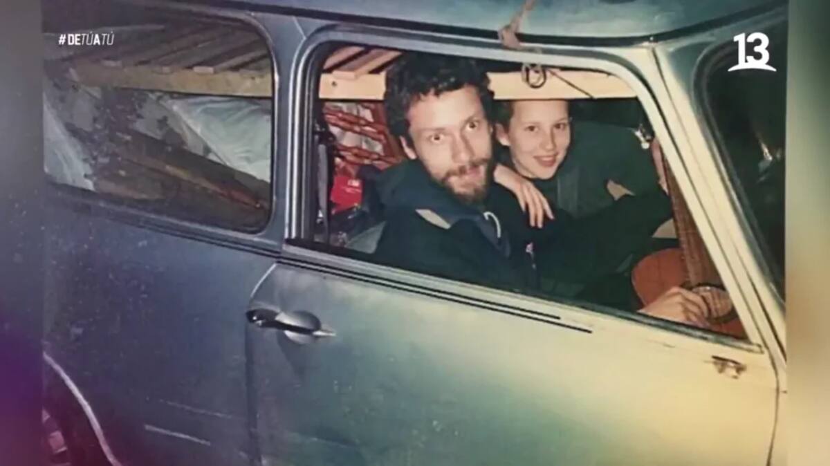 Andrés Velasco y Sigrid Alegría en la juventud