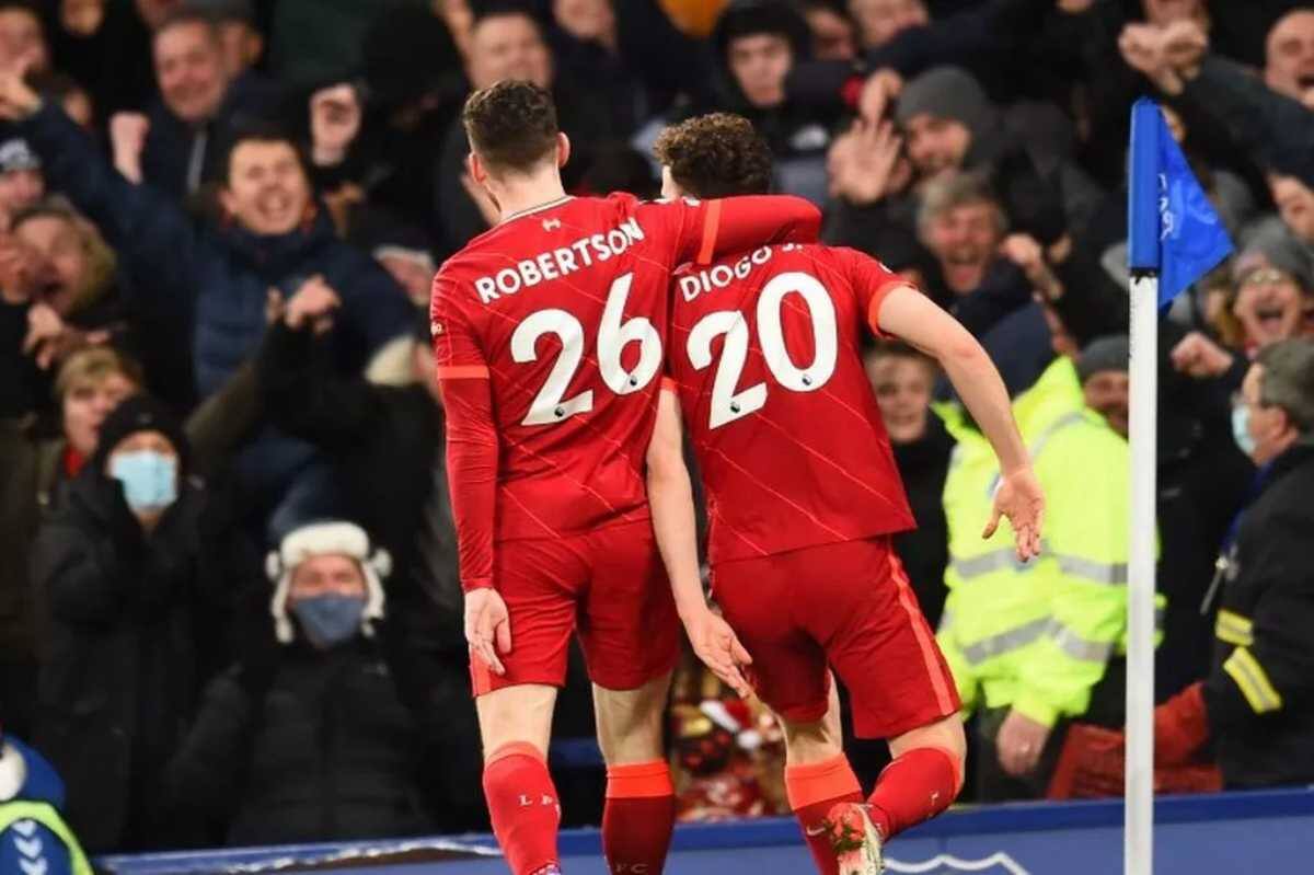 Y Diogo Jota en Liverpool. Foto: FC Liverpool