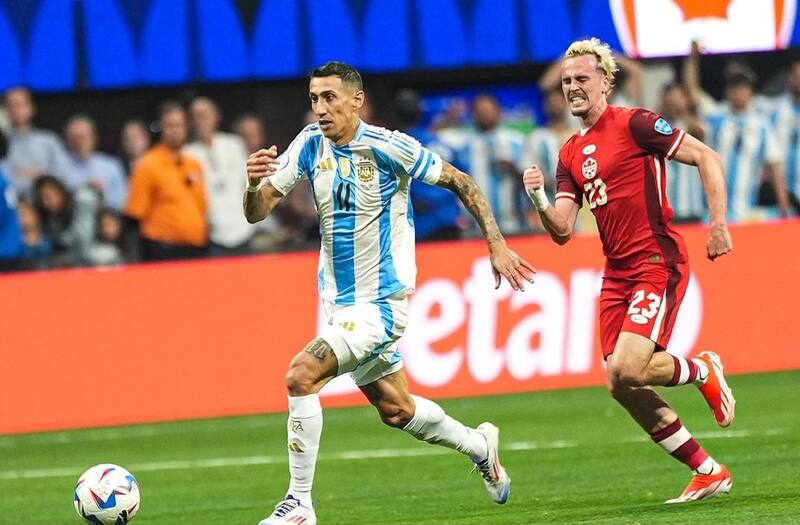 Último partido por la Selección para Ángel di María y la Conmebol decidió un singular homenaje: Foto: @angeldimariajm.