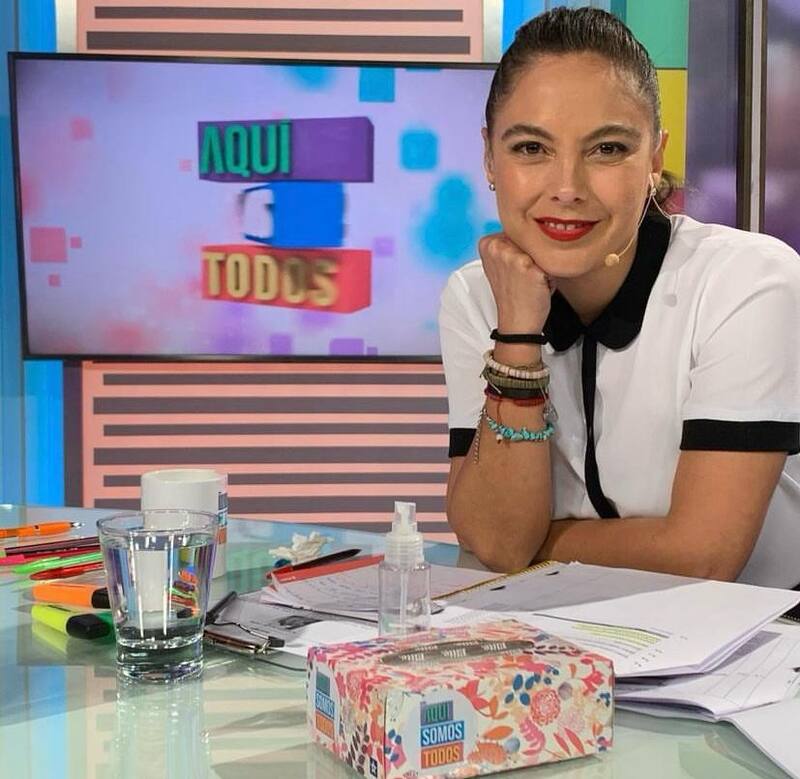 Ángeles Araya fue conductora de "Aquí Somos Todos".