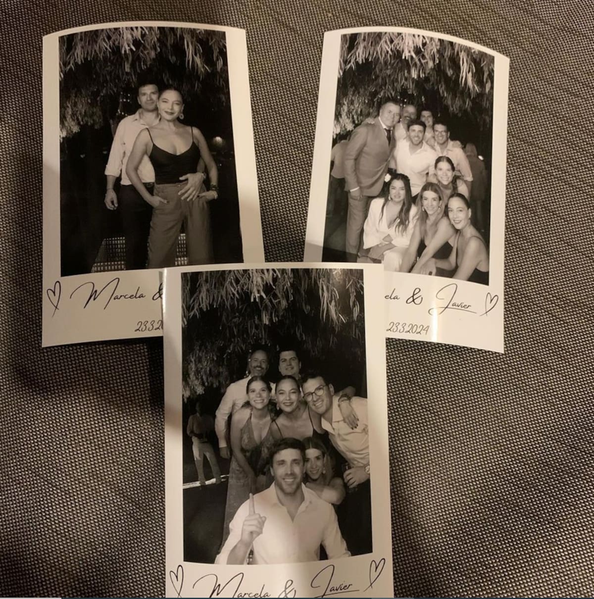 En la primera foto se encuentran Ángeles Araya y Alex Eulufí