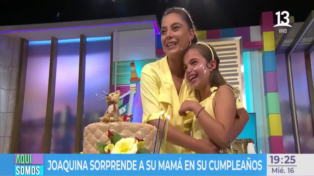 Ángeles Araya presentó a su hija en televisión y reveló su gran sueño
