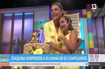Ángeles Araya presentó a su hija en televisión y reveló su gran sueño