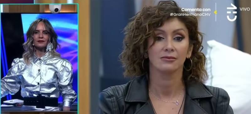 Angélica Sepúlveda se integró este domingo a "Gran Hermano". Créditos: Pantallazo CHV