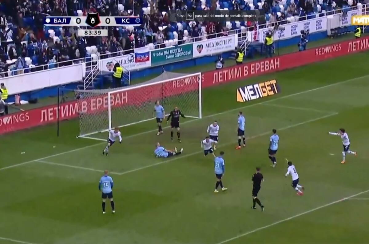 VIDEO | ¡Está en llamas! Ángelo Henríquez vuelve a vestirse de goleador en la Liga de Rusia
