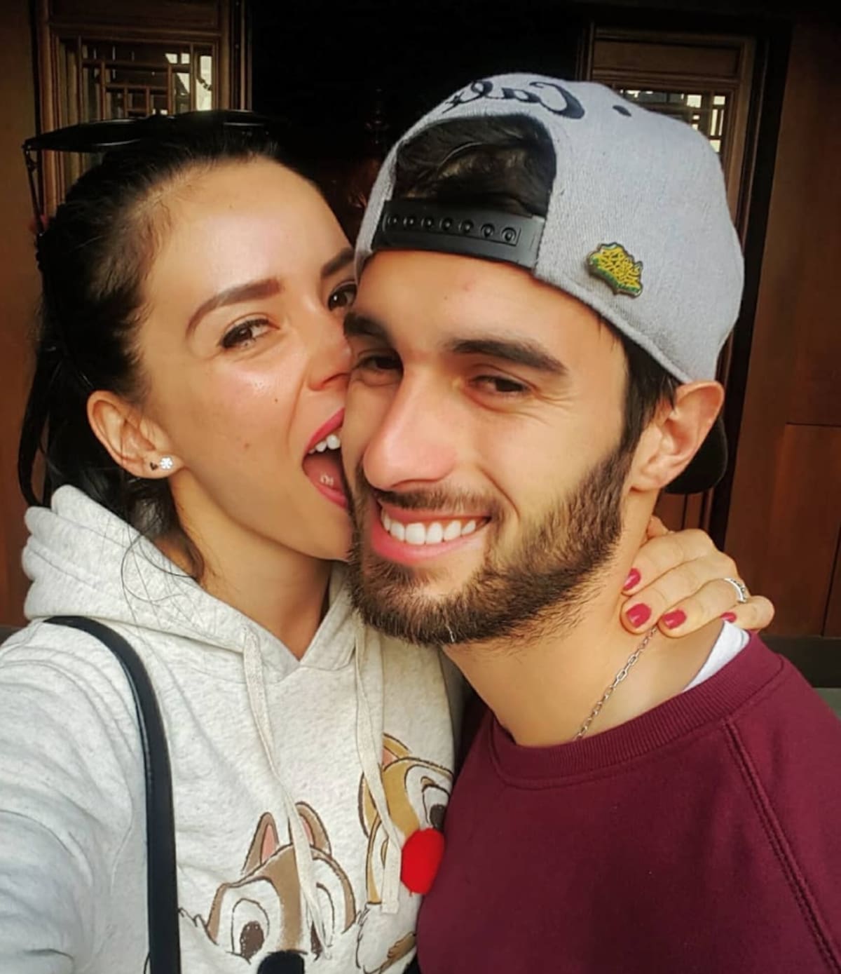 Angie Alvarado y Rodolfo Kamke / Créditos: Instagram