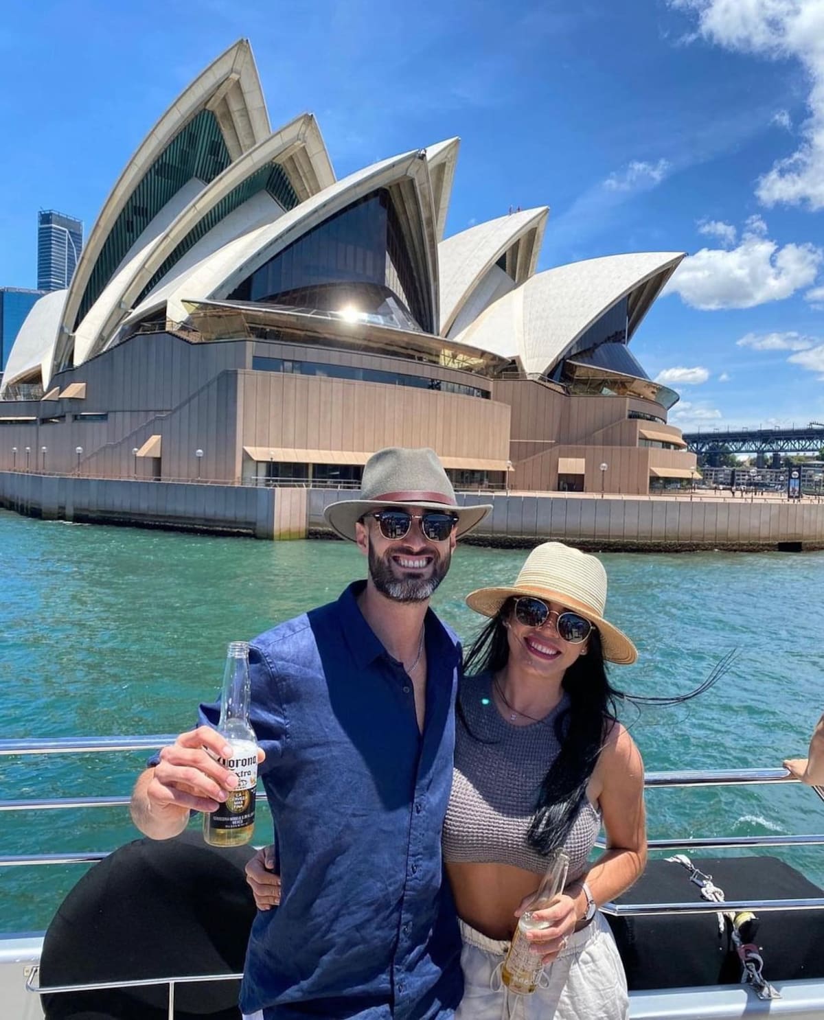 Angie Alvarado y Rodolfo Kamke se casaron en Australia