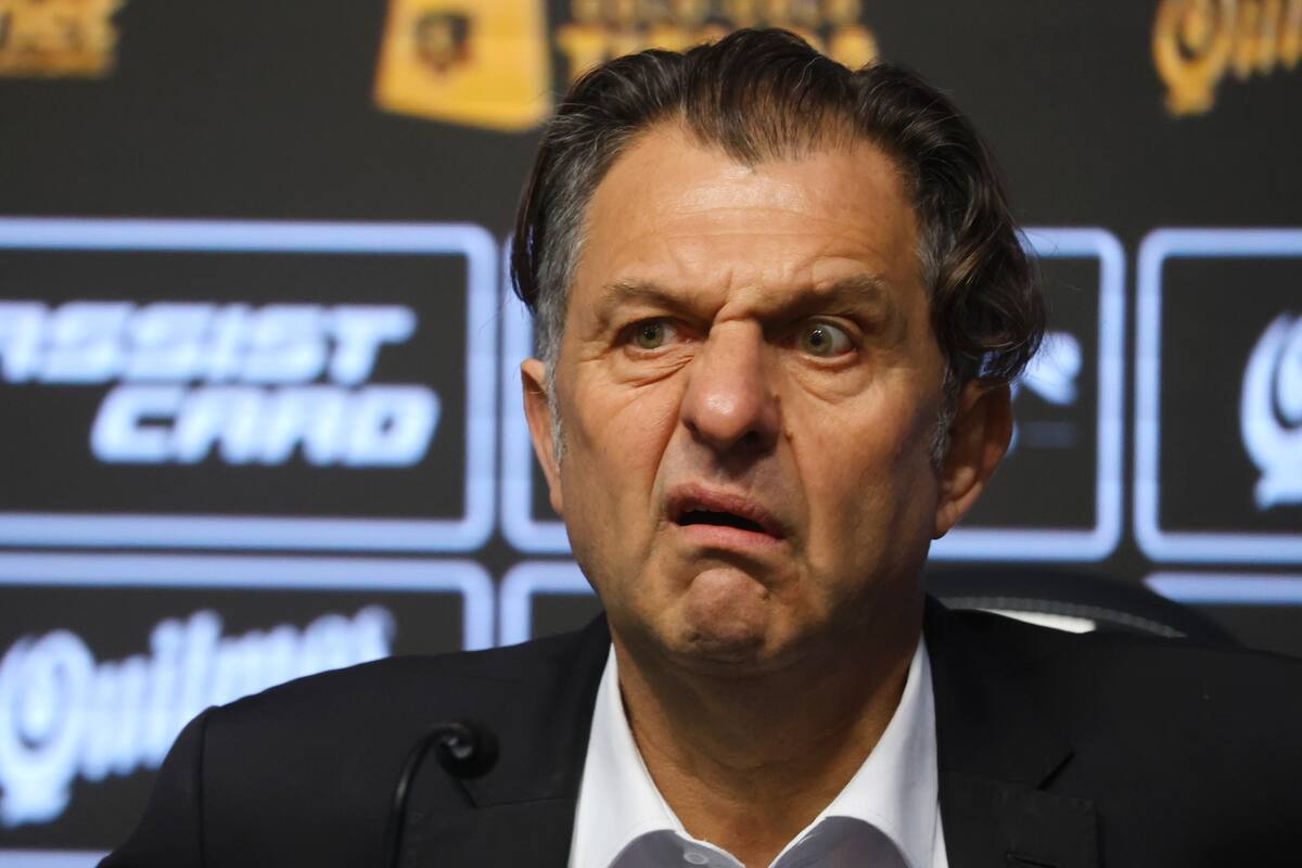 El presidente de Blanco y Negro envió un sentido mensaje tras el término de la temporada del Centenario de Colo Colo. Foto: Agencia ATON.