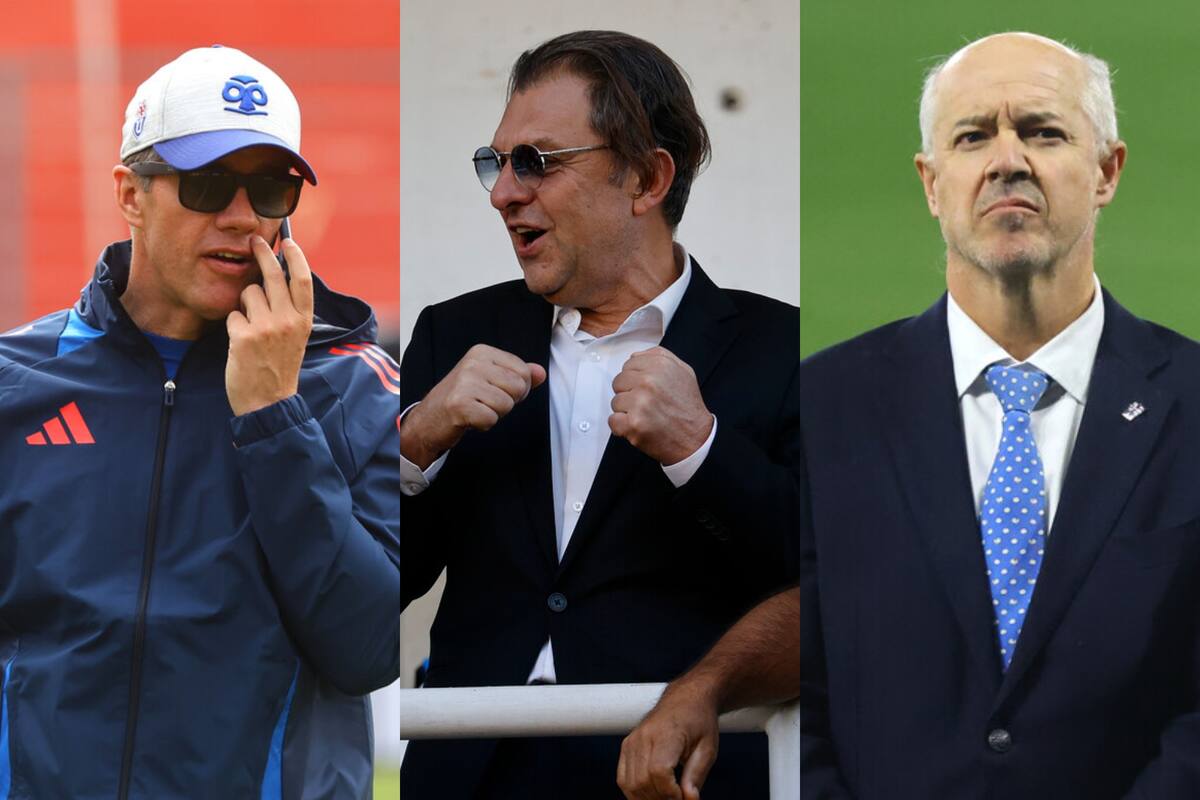 Presidentes de los clubes grandes de Chile. Fotos: Agencia Aton.