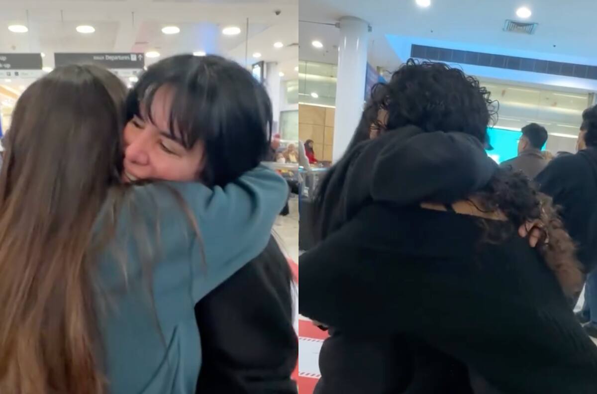 En medio de lágrimas: El emotivo reencuentro de Anita Alvarado con sus hijas, Angie y Xephora en Australia