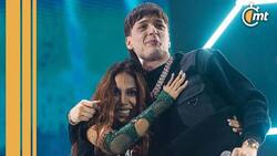 Con beso incluido: Peso Pluma sorprendió a Anitta en su cumpleaños