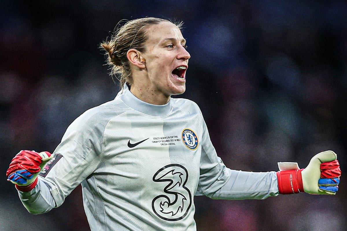 Ann-Katrin Berger, tricampeona con el Chelsea.