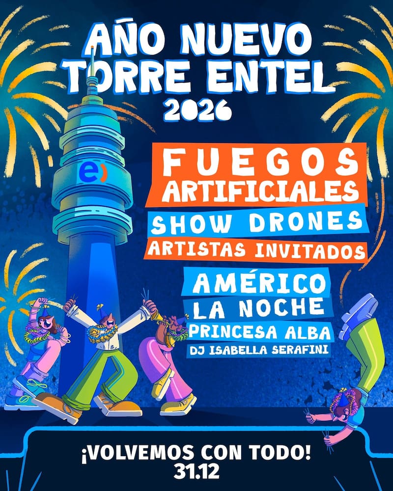El evento contará con un show musical a cargo de Américo, la banda tropical La Noche, Princesa Alba y la Dj Isabella Serafini. Créditos: Entel.