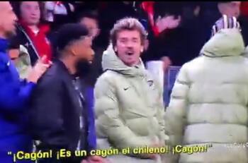 VIDEO | Griezmann sin códigos tras el penal fallado por Alexis Sánchez en el Inter: “Es un cagón el chileno”