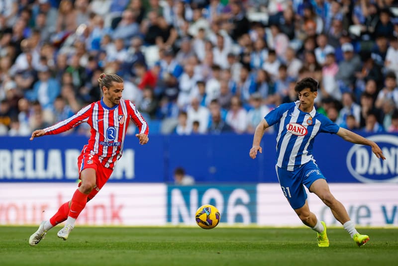 con el Atlético de Madrid. EFE