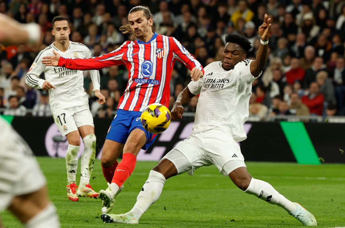 24 horas después del Derbi Madrileño: jugadores del Atlético de Madrid asisten al Super Bowl