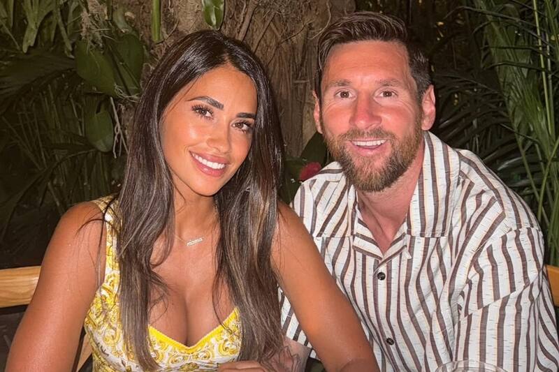 junto a Leo Messi.