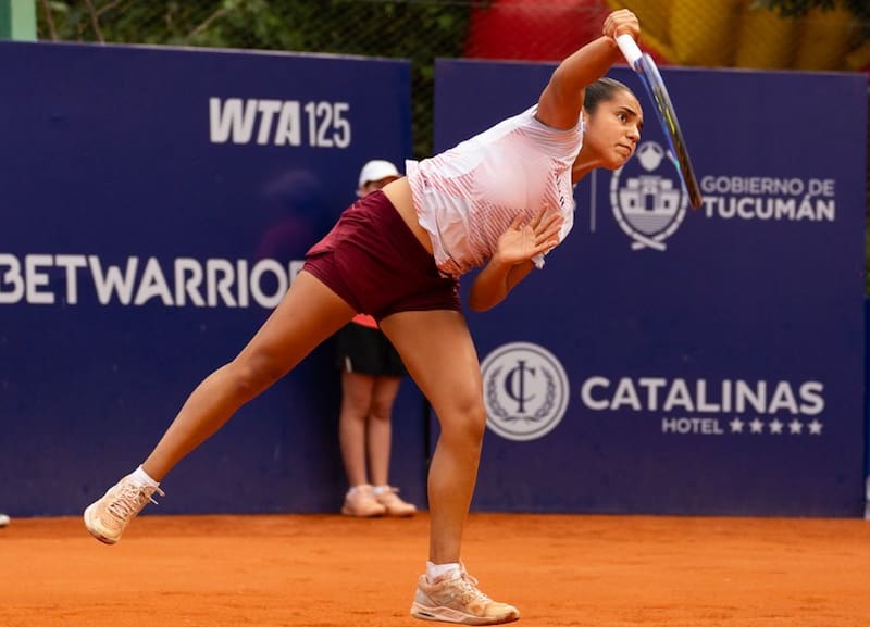 La chilena sigue dando pasos agigantados en su carrera. Ya está en cuartos del WTA 125 de Tucumán en Argentina.