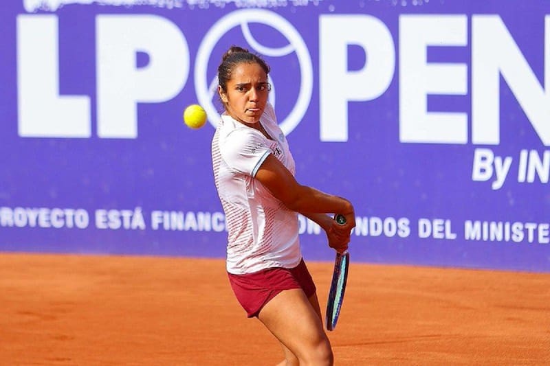 , la número uno del tenis chileno a los 18 años. Foto: Team Chile