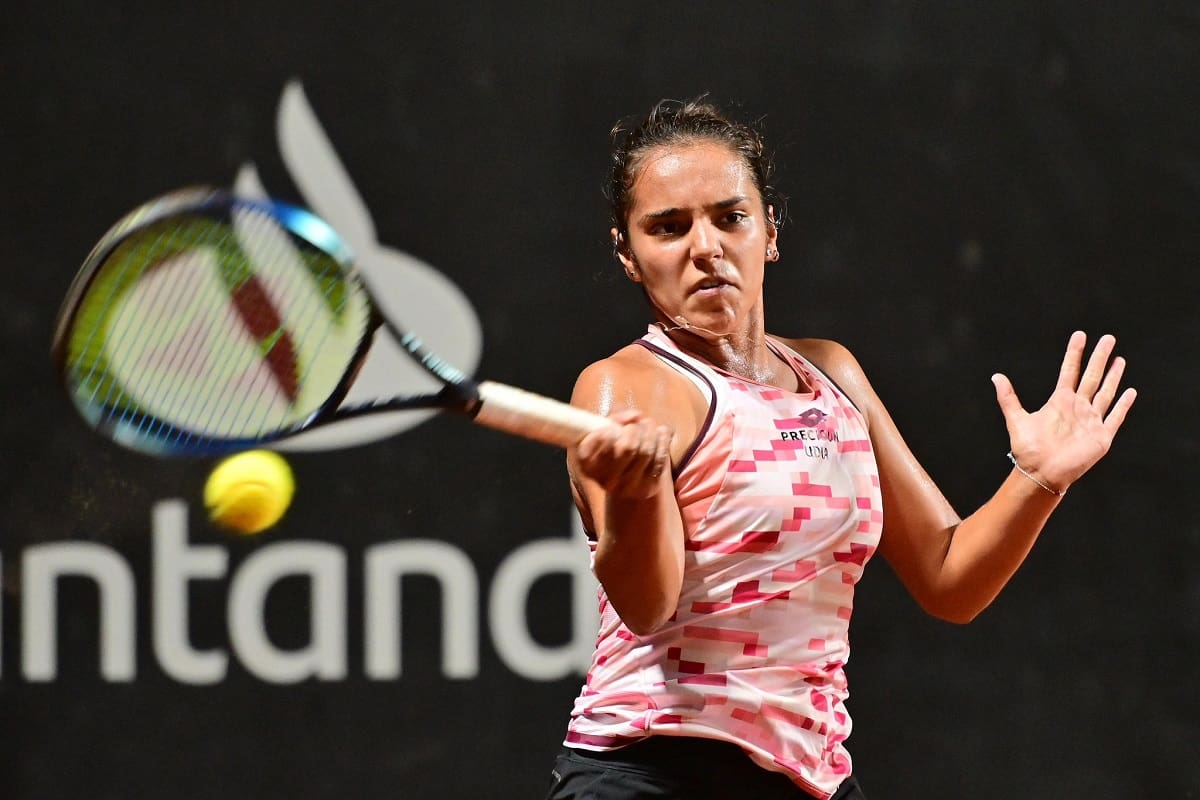 La primera raqueta nacional finalizó su participación en los cuartos de final del WTA 125 de Tucumán. Foto: Team Chile