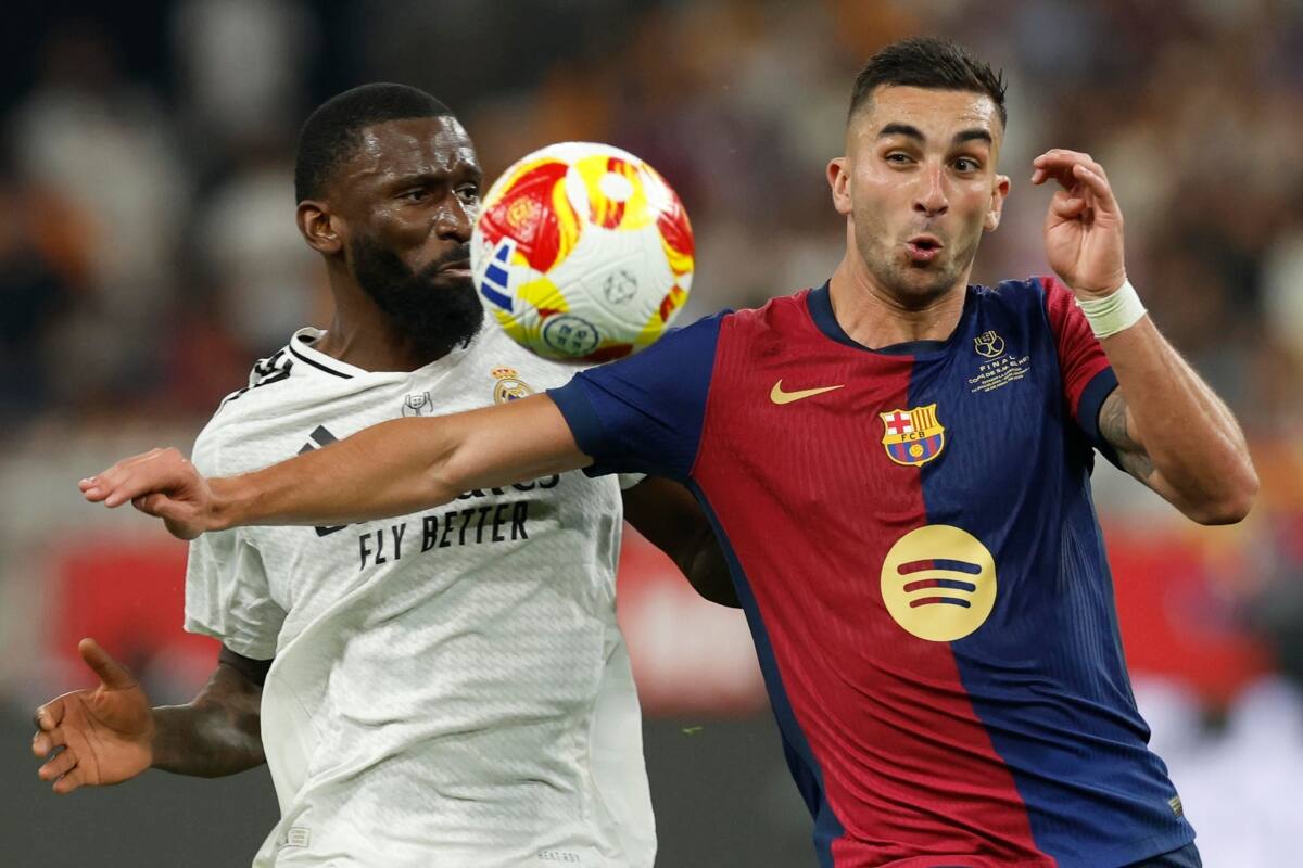 en la final ante Barcelona. Foto: EFE.