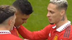 VIDEO | Quedó en ridículo: Antony le prometió ganar el partido a Casemiro pero DT del Manchester United lo sacó