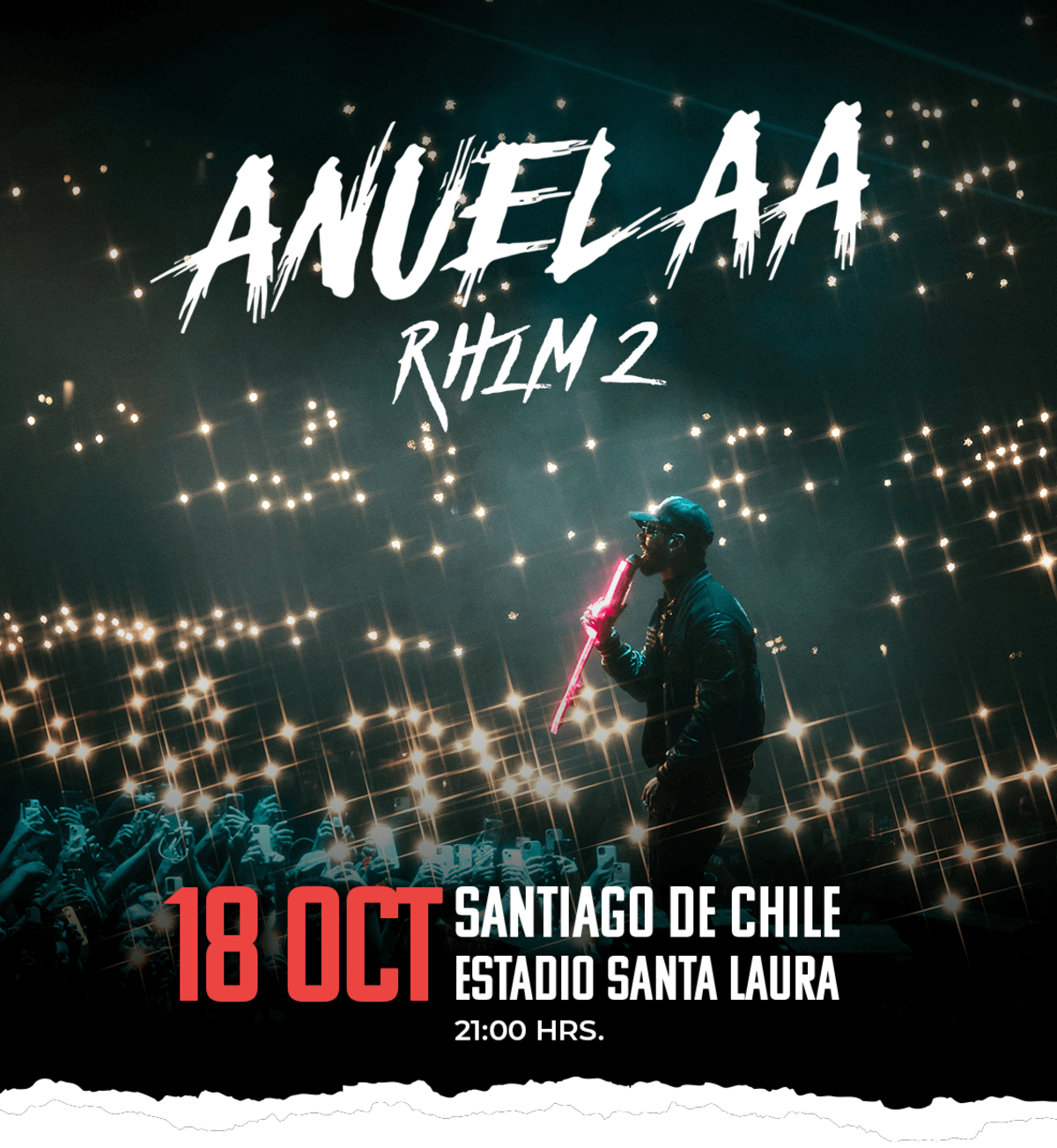 El cantante cantará el 18 de octubre en el Estadio Santa Laura.