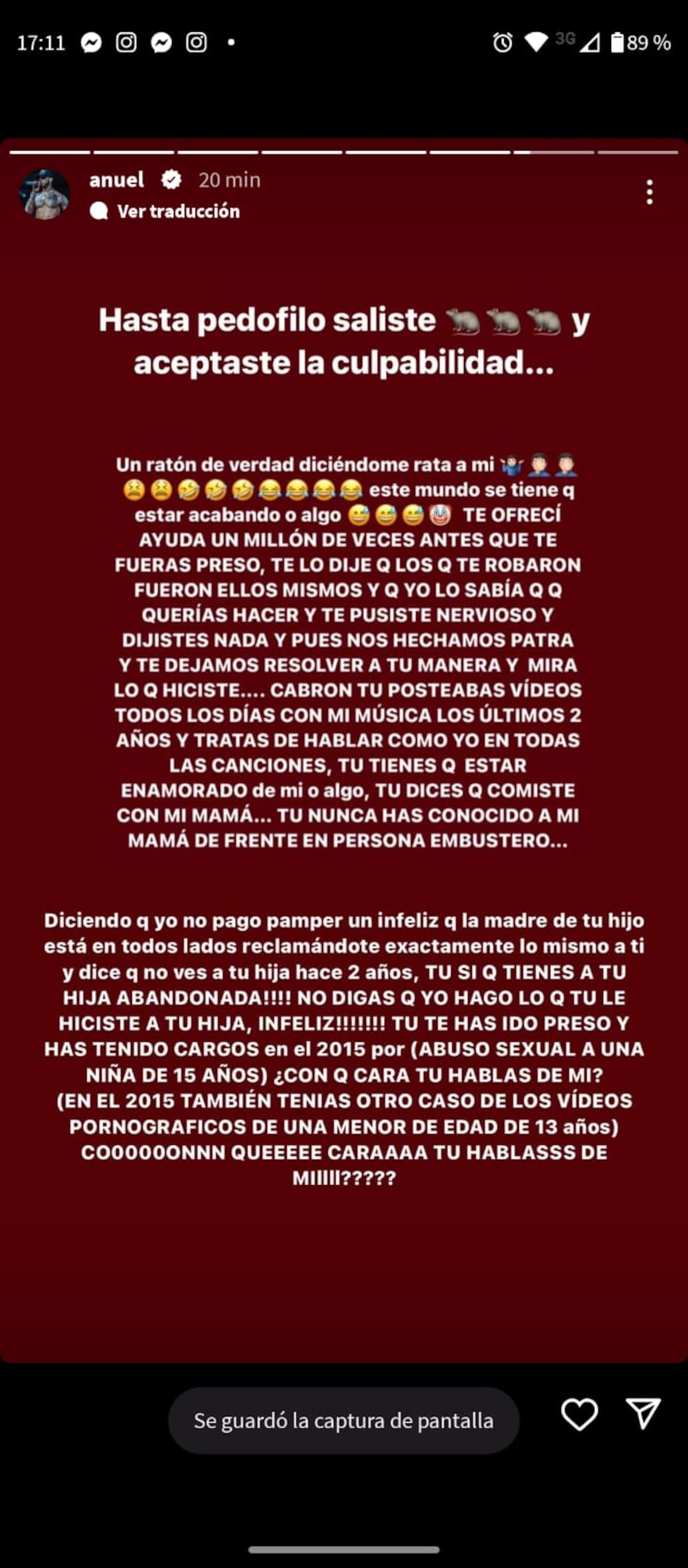 Guerra de declaraciones entre Anuel AA y Tekashi 6ix9ine