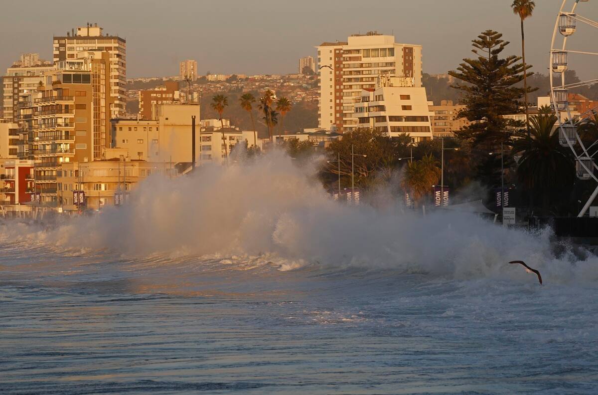 Confirman marejadas en toda la costa del país para esta semana