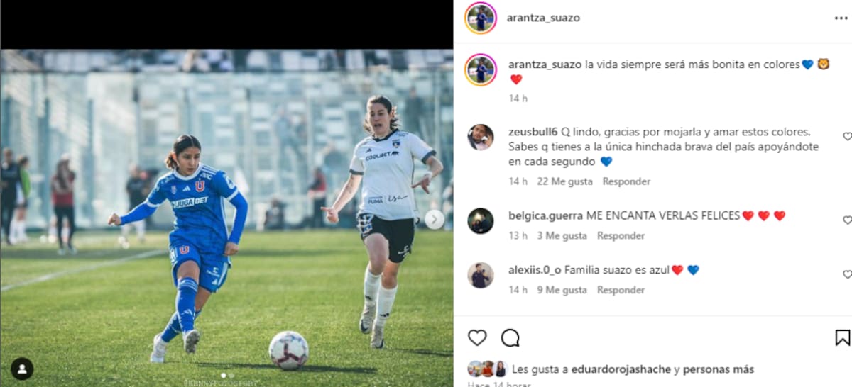 La hija de Chupete está totalmente identificada con la U.