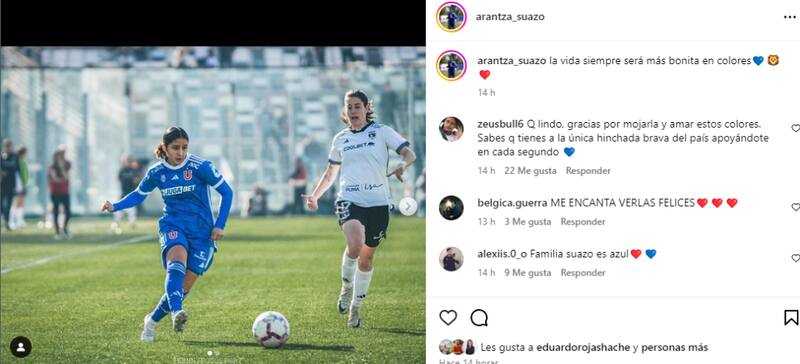 La hija de Chupete está totalmente identificada con la U.
