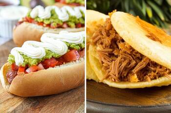 ¿La arepa venezolana amenaza al completo chileno?