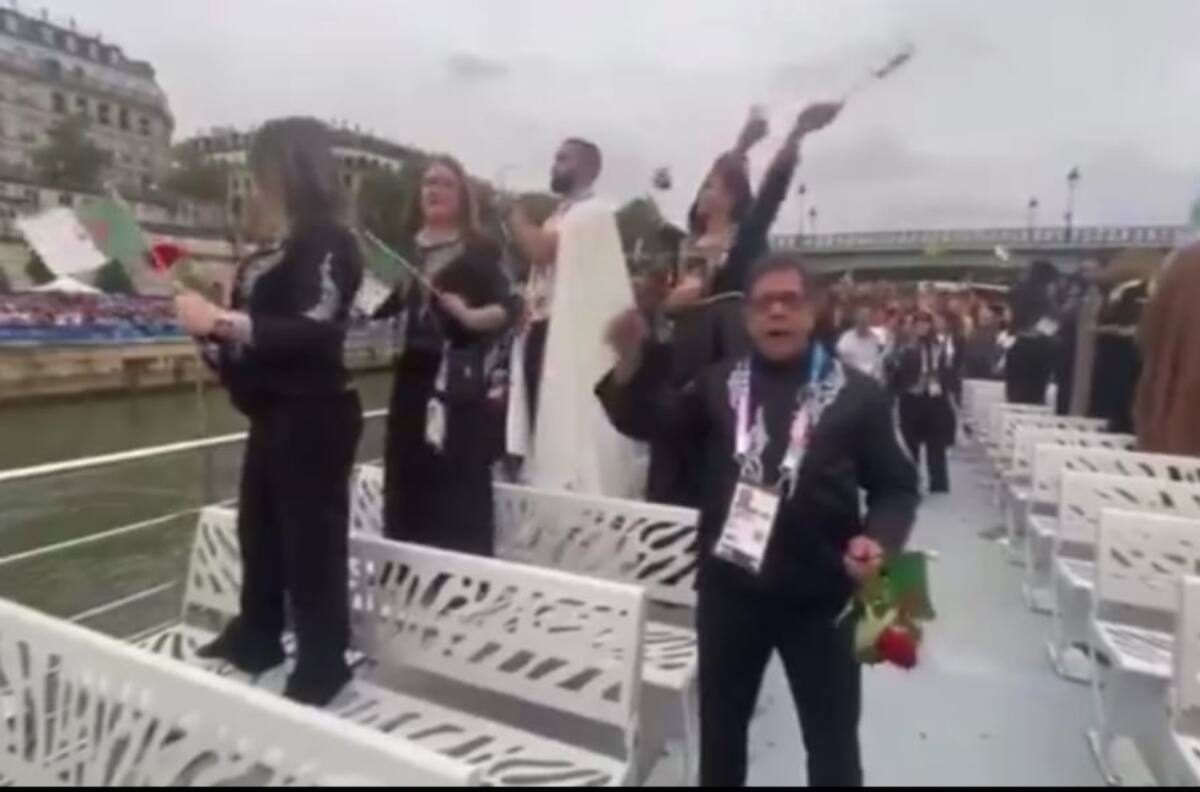 VIDEO | Fue el único país que no saludó ni festejó en la ceremonia de París 2024 y esta es la potente razón