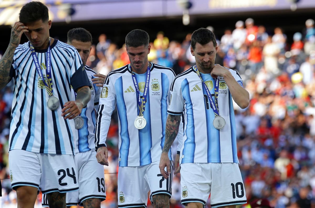 No se vio por TV: El feo gesto de Argentina en el momento en que España levantó la Copa del Mundo