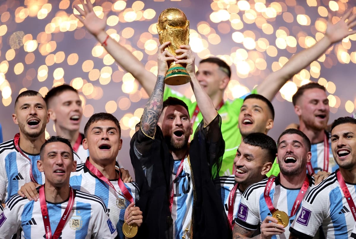 La albiceleste buscará revalidar el título de la Copa del Mundo que conquistó en Qatar el 2022. Foto: EFE.