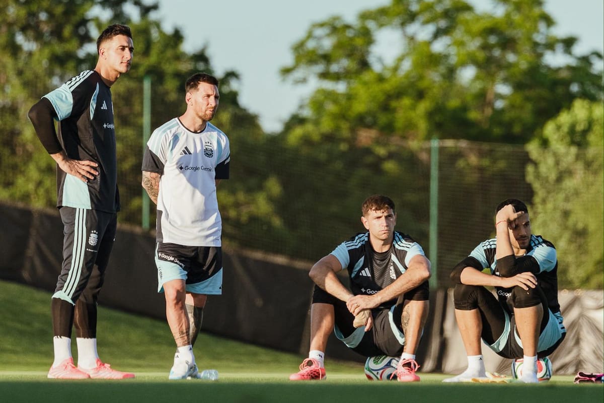 Messi y Argentina se preparan para el Mundial. EFE